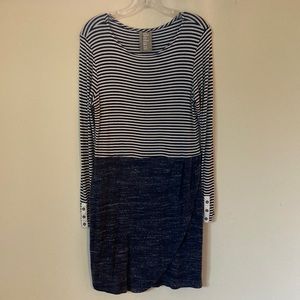 Anthropologie Mixed media dress